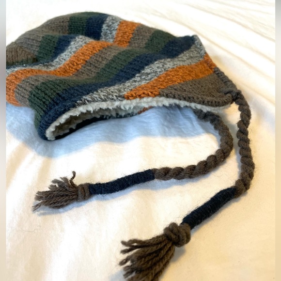 ❄️ Men’s Eddie Bauer Wool Hat w/Faux Sherpa and Fleece Lining - Picture 4 of 6